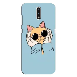 Чохол на Нокіа 2.3 з Котиками (VPrint) (Котик в окулярах)