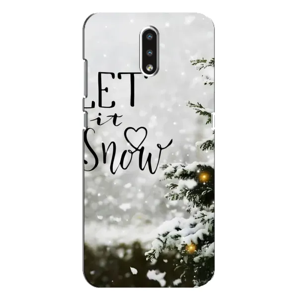 Чехол с принтом «Let it snow» для Nokia 2.3