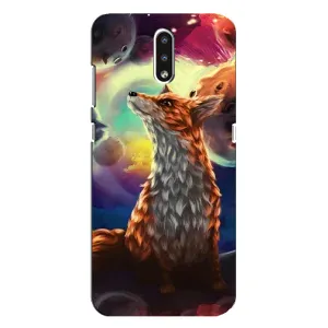Чохли з картинкою Лисичка для Nokia 2.3 (VPrint) (Лисичка в космосі)