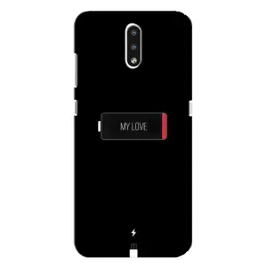 Чехлы для любимой на Нокіа 2.3 (VPrint) (Love battery)