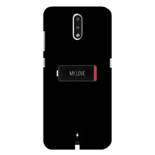 Чехол с принтом «Love battery» для Nokia 2.3 Чехол с принтом «Love battery» для Nokia 2.3