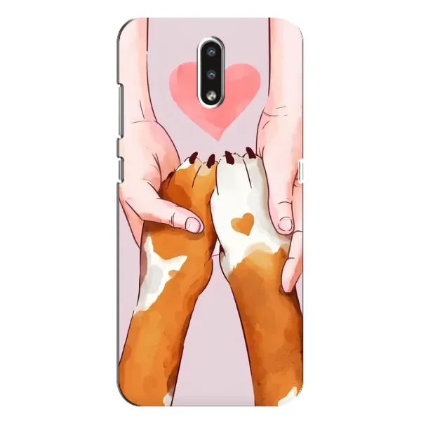 Чехол с принтом «Любовь к собакам» для Nokia 2.3