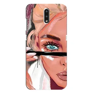 Чохол з друком для Nokia 2.3 - (Мода) (AlphaPrint) (Макіяж)