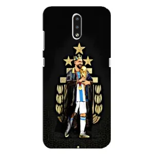 Чехлы для Nokia 2.3 (Leo чемпион) (AlphaPrint) (Месси Король)