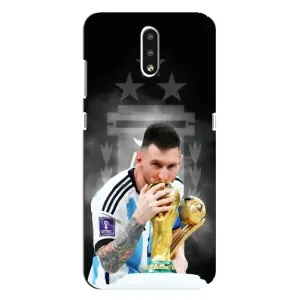 Чехлы для Nokia 2.3 (Leo чемпион) (AlphaPrint) (Месси Чемпион)