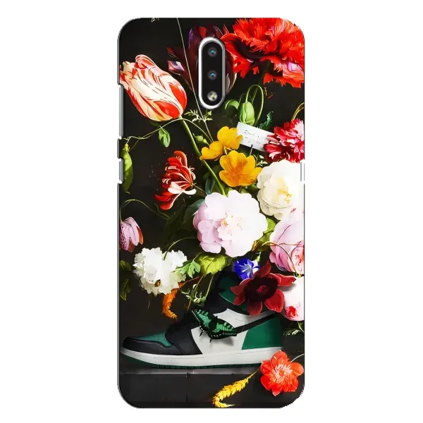 Чохол з принтом «Nike цветы» для Nokia 2.3