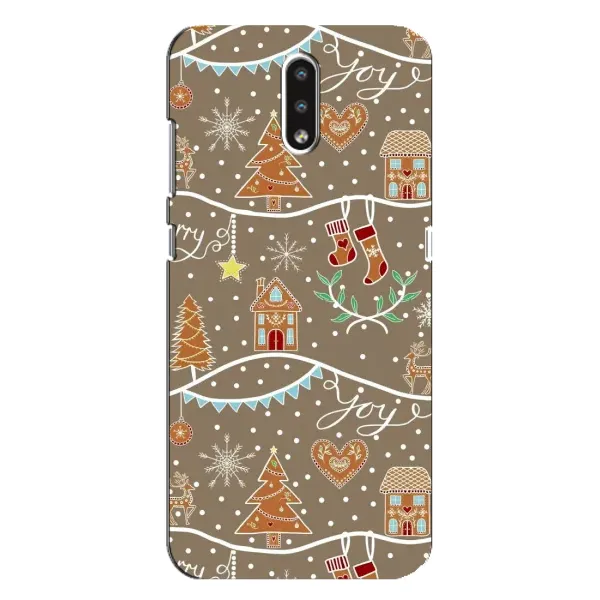 Чехол с принтом «Новогодние пряники» для Nokia 2.3