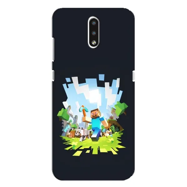 Чохол з принтом «персонажі Minecraft» для Nokia 2.3 Чохол з принтом «персонажі Minecraft» для Nokia 2.3