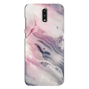 Мраморний чехол на Nokia 2.3 (VPrint) (Пурпурний Мрамор)
