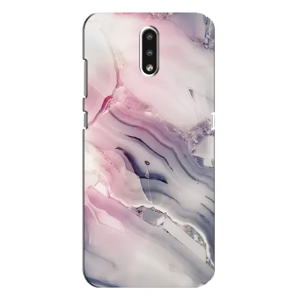 Чехол с принтом «Пурпурный Мрамор» для Nokia 2.3
