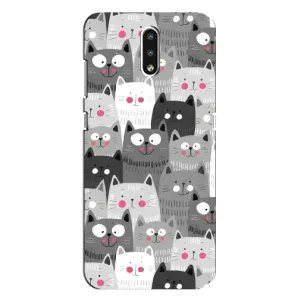 Чохли з Котиками для Nokia 2.3 (VPrint) (Мальовані котики)