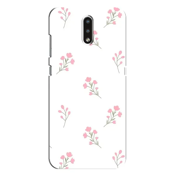 Чехол с принтом «Розовые цветы» для Nokia 2.3