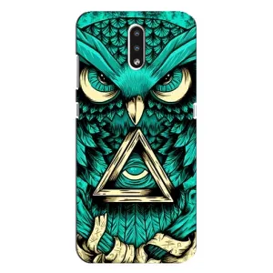 Чохол з пташками на Nokia 2.3 (VPrint) (Сова з оком)