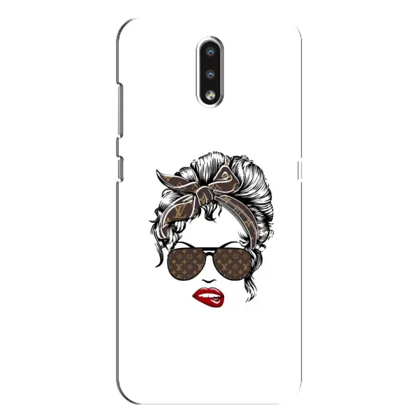 Чехол с принтом «стильная с луи витон» для Nokia 2.3
