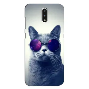 Чохол з принтом для Nokia 2.3 (AlphaPrint) Модні коти (Стильний кіт)