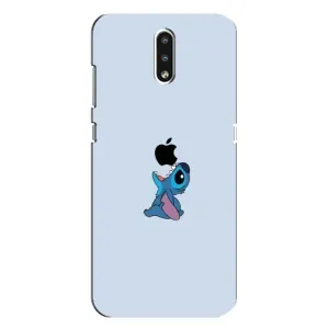Чехол с принтом Стич на Nokia 2.3 (Stitch apple)