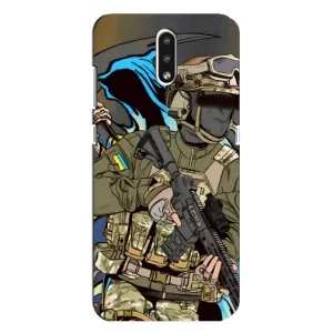 Чехлы с картинкой ЗСУ для Nokia 2.3 (AlphaPrint) (Воїн ЗСУ)