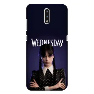 Чехлы Венсдей на Nokia 2.3 Уэнсдей (AlphaPrint) (Wednesday)