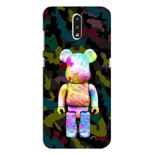 Чохол з принтом «Яскравий Bearbrick» для Nokia 2.3