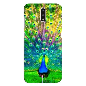 Чохол з пташками на Nokia 2.3 (VPrint) (Яскравий Павлин)