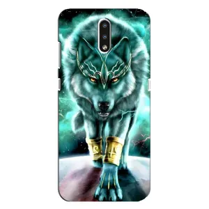 Захисні чохли для Нокіа 2.3 (AlphaPrint) (ХІТ продаж) ВОВК (Яскравий вовк)