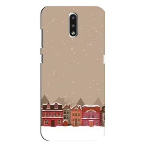 Новорічні, Святкові Чохли для Nokia 2.3 - 2024 год (Зимове місто)