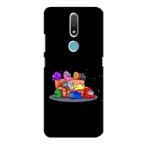 Чохли Амонг Ас для Nokia 2.4 (AlphaPrint) (Амонг-ас)