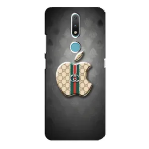 Чохли  GUCCI для Нокія 2.4 (AlphaPrint) (Apple gucci)
