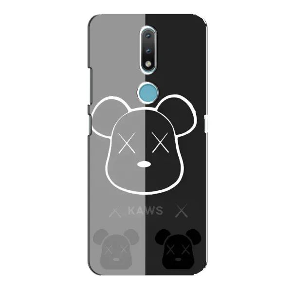 Чехол с принтом «БеарБрик глаза» для Nokia 2.4