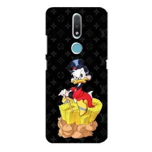Чехли для Nokia 2.4 - Скрудж МакДак Louis Vuitton (PREMIUMPrint) (Богатство Макдака)