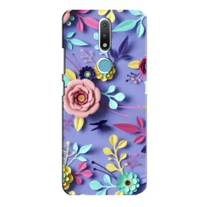 Чохли з квітами для Nokia 2.4 (VPrint) (Дизайн квітів)