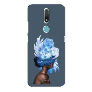 Чехлы (ART) Цветы на Nokia 2.4 (VPrint) (Квіти на голові)