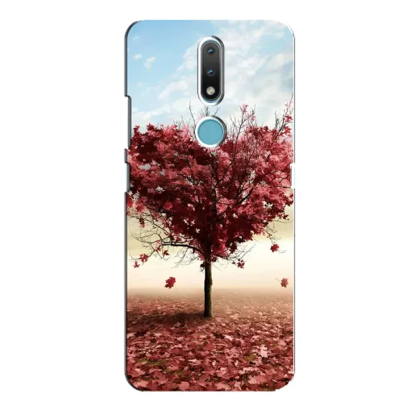 Чехол с принтом «Дерево сердце» для Nokia 2.4 Чехол с принтом «Дерево сердце» для Nokia 2.4