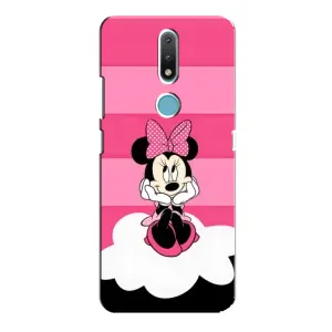 Міккі Маус чохол для Nokia 2.4 (AlphaPrint - Мультяшні) (Дівчинка Maus)