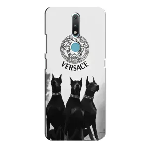 Чохли VERSACE для Нокія 2.4 (PREMIUMPrint) (Доберман Версаче)