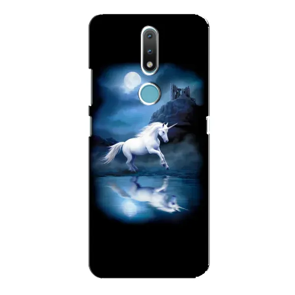 Чехол с принтом «Единорог» для Nokia 2.4