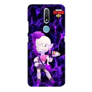 Чехлы Brawl Stars для Nokia 2.4 (AlphaPrint) (Емз Бравл Старс)