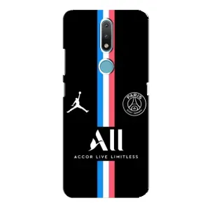 Чохли PSG для Nokia 2.4 (AlphaPrint) (футболка ПСЖ)