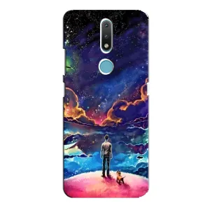 Чохол з принтом «Вид Галактики» для Nokia 2.4