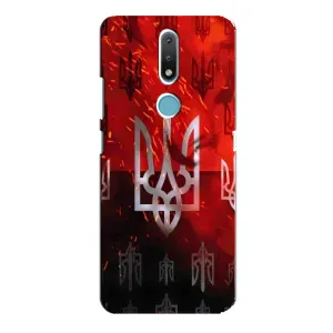 Украинские Чехлы для Nokia 2.4 с картинкой УПА (AlphaPrint) (ГЕРБ УПА)