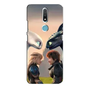 Чехол с принтом «Иккинг и Астрид» для Nokia 2.4