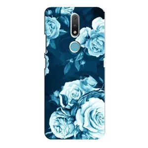 Чехлы (ART) Цветы на Nokia 2.4 (VPrint) (Блактині бутони)