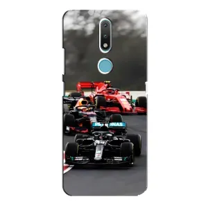 Чехол с принтом «Гонка Формула 1» для Nokia 2.4
