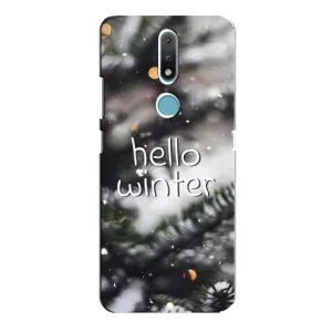 Новорічні, Святкові Чохли для Nokia 2.4 - 2024 год (Hello winter)