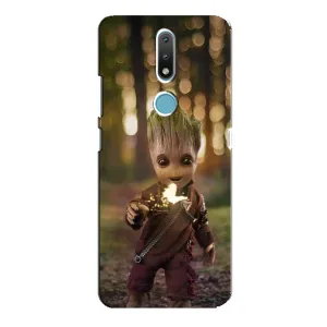 Чохол МАРВЕЛ для Нокія 2.4 (AlphaPrint) (I am Groot)