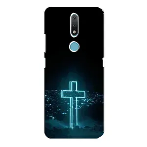 Християнські Чохли для Nokia 2.4 (AlphaPrint) (Хрест і місто)