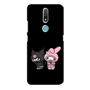 Чехол с кроликом Куроми на Nokia 2.4 (Куроми и Мелоди)