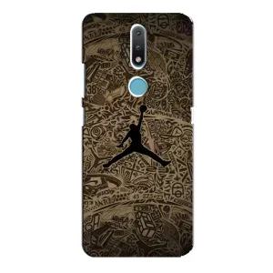 Чехлы для Nokia 2.4 - с картинкой JORDAN (AlphaPrint)