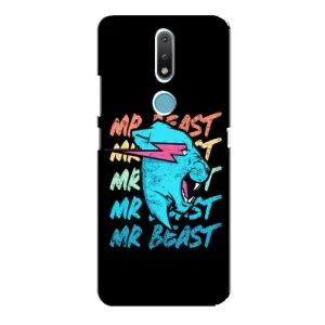 Чохли Містер Біст для Нокія 2.4 (logo Mr beast)