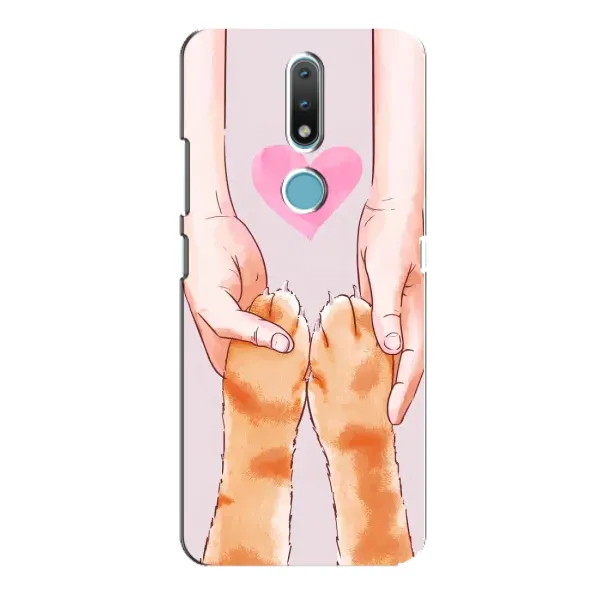 Чохол з принтом «Любовь до котиків» для Nokia 2.4 Чохол з принтом «Любовь до котиків» для Nokia 2.4